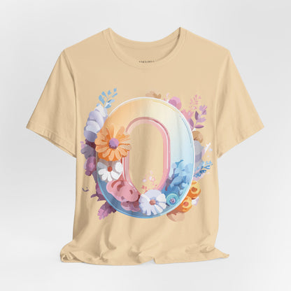 Natural Cotton Tee Shirt - Letters Collection - O Printify