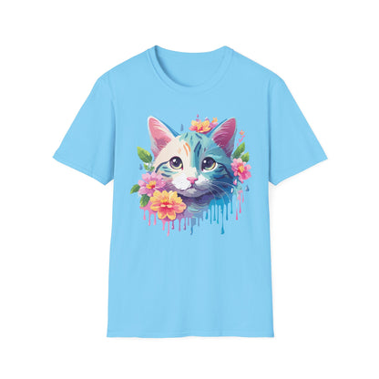 Cat Shirt Unisex Cat Lover Tee Premium Gildan Softstyle 64000 Lightweight