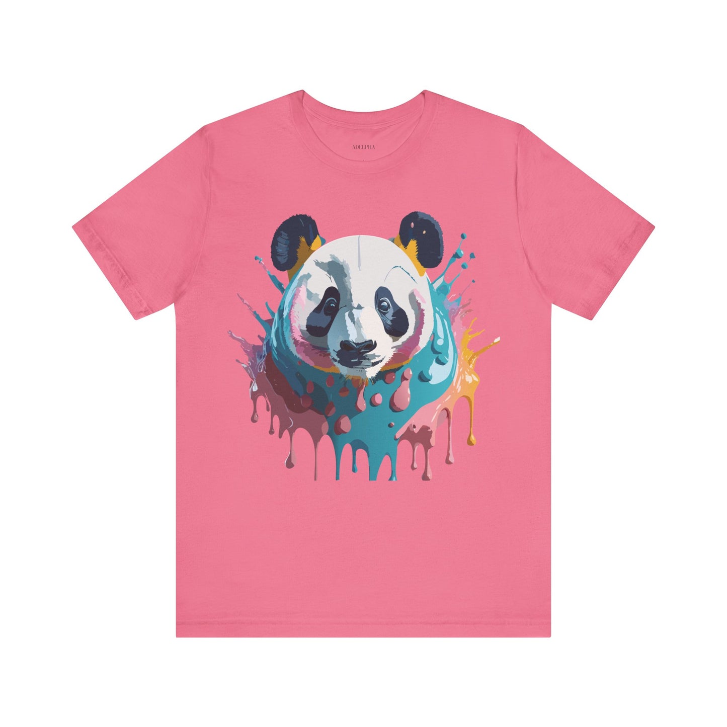 Natural Cotton Tee Shirt with Panda