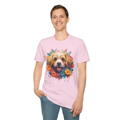 Dog Shirt Unisex Animal Tee Softstyle 64000 Gildan Cotton Tee