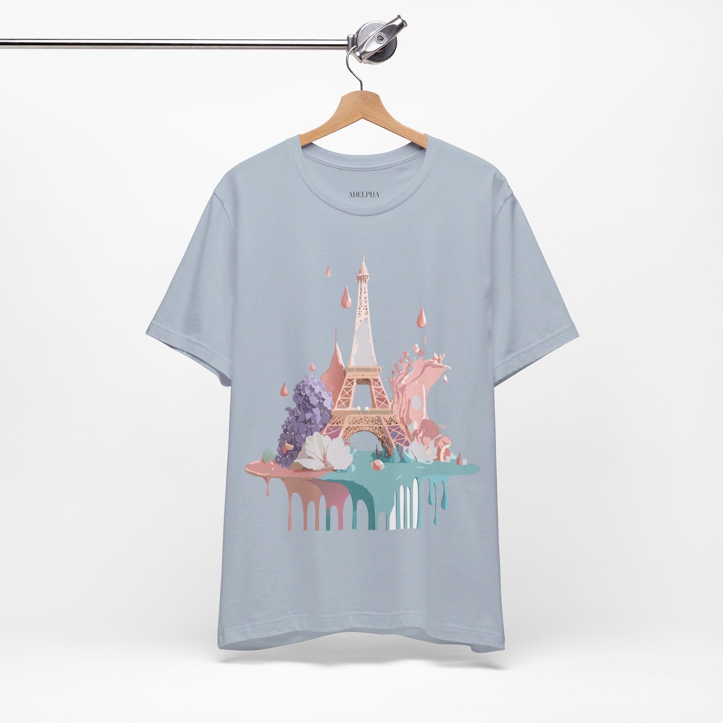 Natural Cotton Tee Shirt - Beautiful Places Collection - Paris