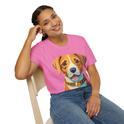 Dog Shirt Unisex Animal Tee Gildan Softstyle 64000 Cotton Tee