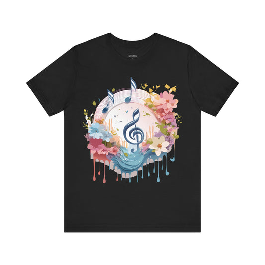 Natural Cotton Tee Shirt - Music Collection