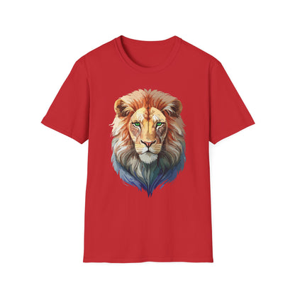 Lion Shirt Unisex Animal Tee Gildan Softstyle 64000 Cotton Tee