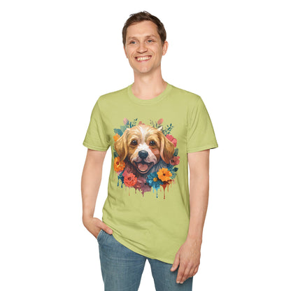 Dog Shirt Unisex Animal Tee Softstyle 64000 Gildan Cotton Tee