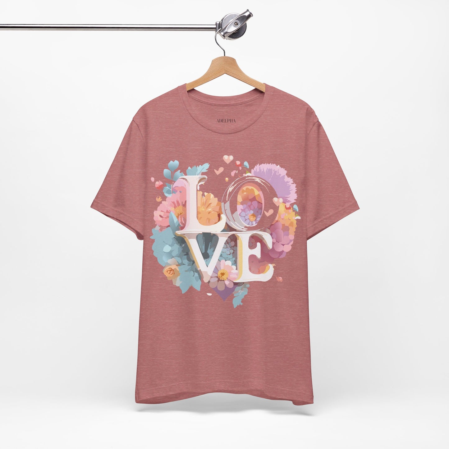 T-Shirt aus natürlicher Baumwolle – Love Story-Kollektion