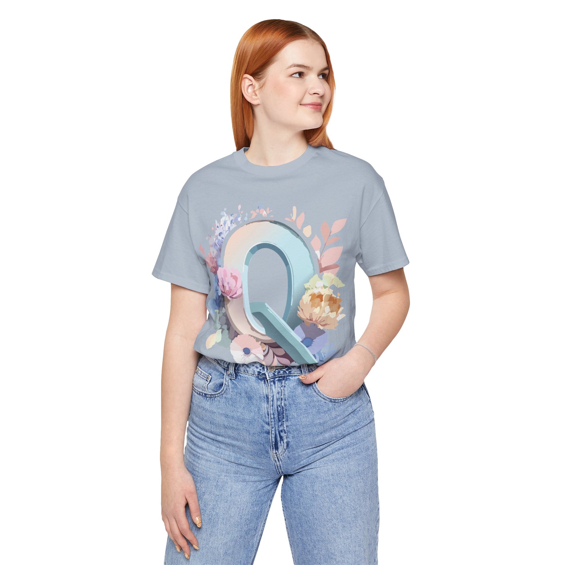 Letter Shirt, Letter Q Shirt - ADELPHA