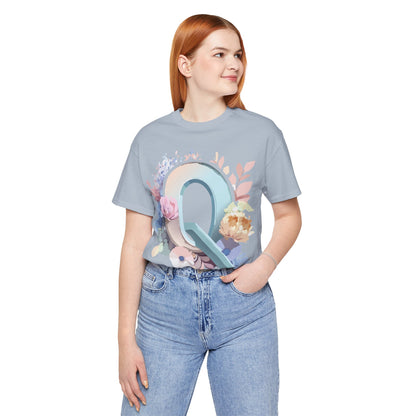 Letter Shirt, Letter Q Shirt - ADELPHA