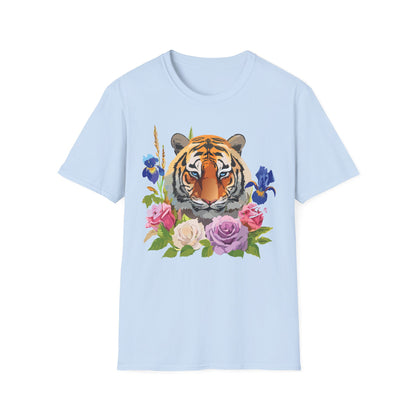 Unisex Tiger Shirt Softstyle Graphic Tee 100 Percent Cotton Apparel