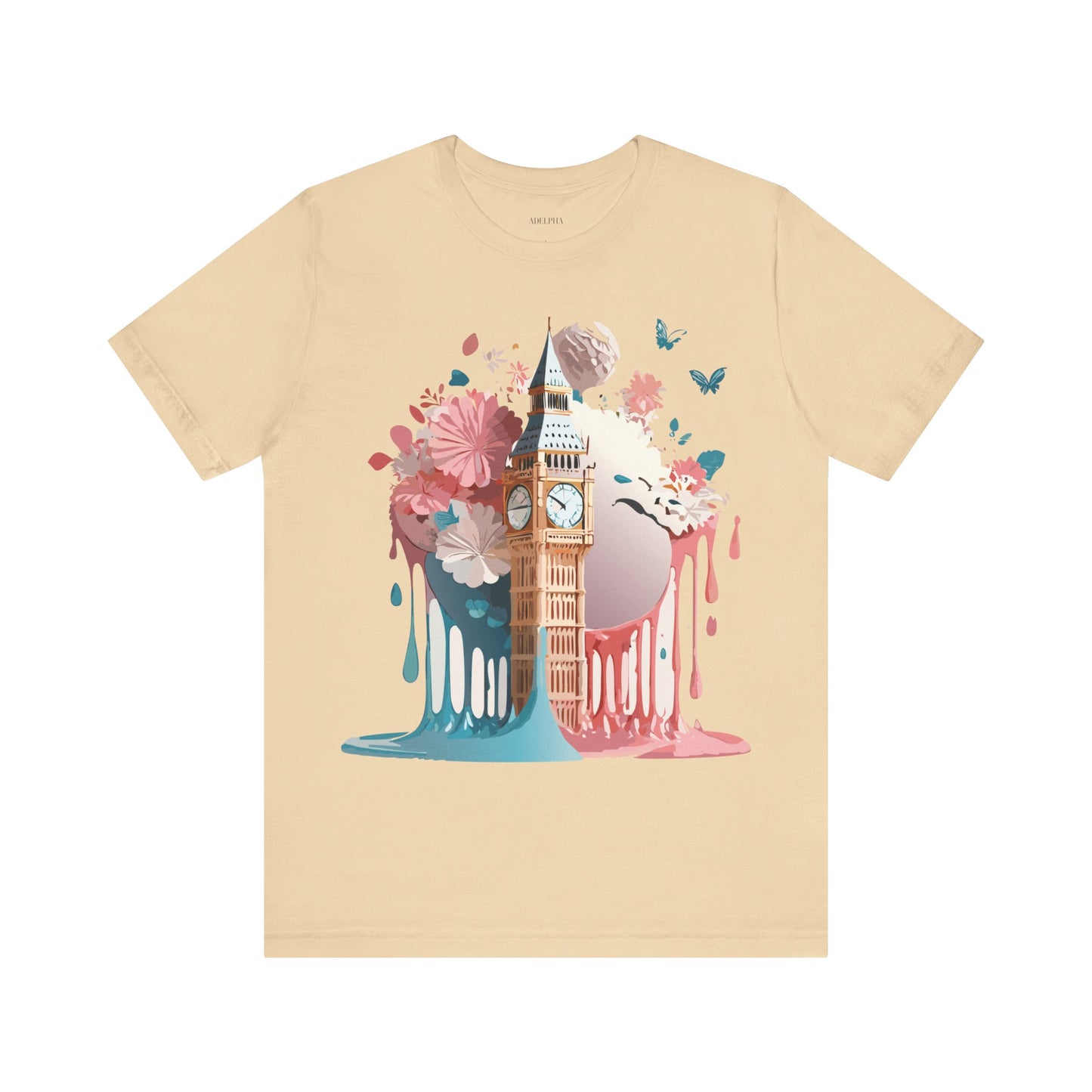 Natural Cotton Tee Shirt - Beautiful Places Collection - London