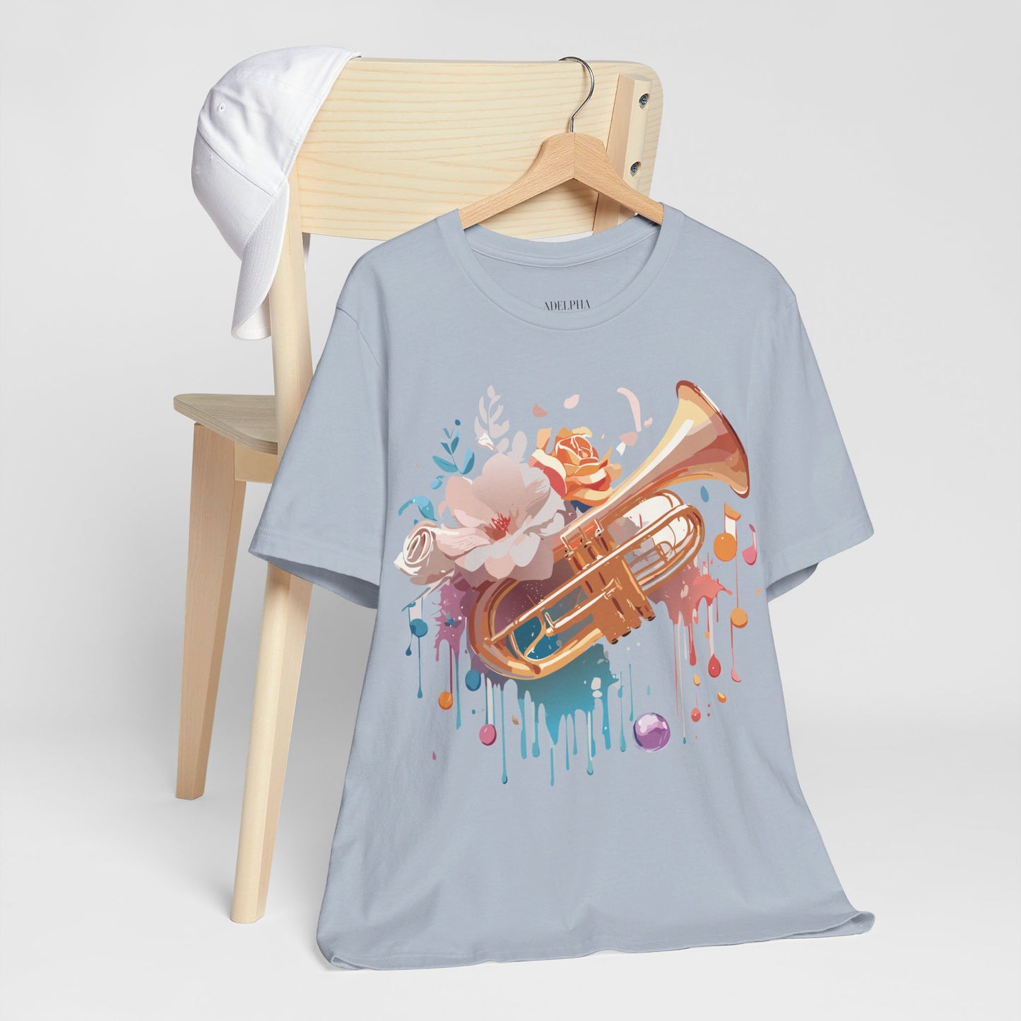 T-Shirt aus natürlicher Baumwolle – Musikkollektion