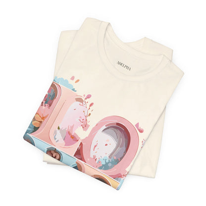 Natural Cotton Tee Shirt - Love story Collection Printify