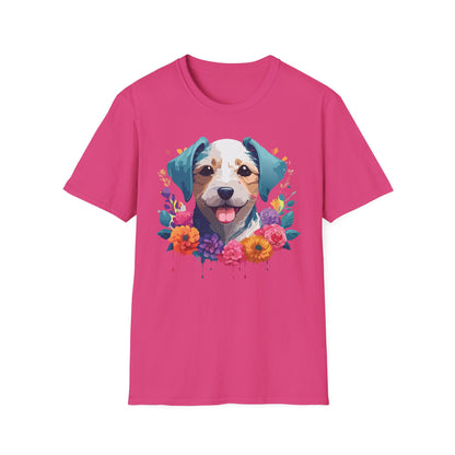 Dog Shirt Unisex Animal Tee Softstyle 64000 Gildan RingSpun Cotton