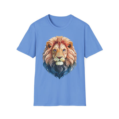 Lion Shirt Unisex Animal Tee Ring Spun Cotton Softstyle Tee Gildan