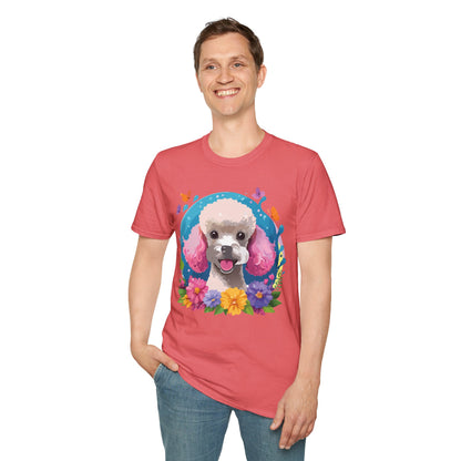 Dog Shirt With Animals Unisex Softstyle Tee 100 Percent Cotton Gildan 64000