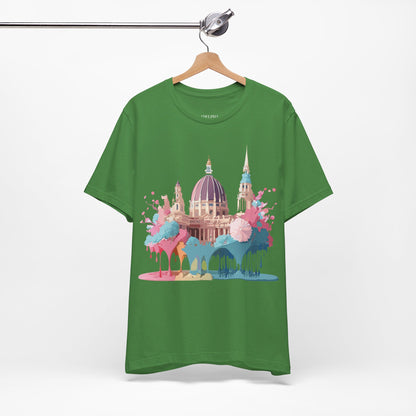 Natural Cotton Tee Shirt - Beautiful Places Collection - Vienna Printify