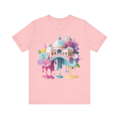 Natural Cotton Tee Shirt - Beautiful Places Collection - Venice Printify