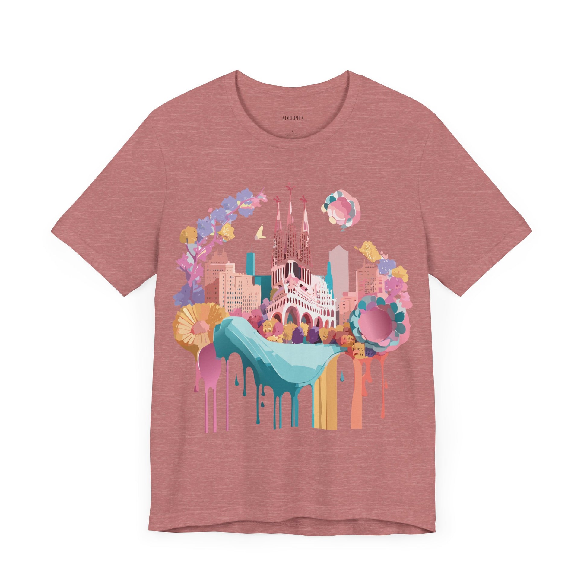 Tourist Shirt, Shirt with Barcelona - ADELPHA