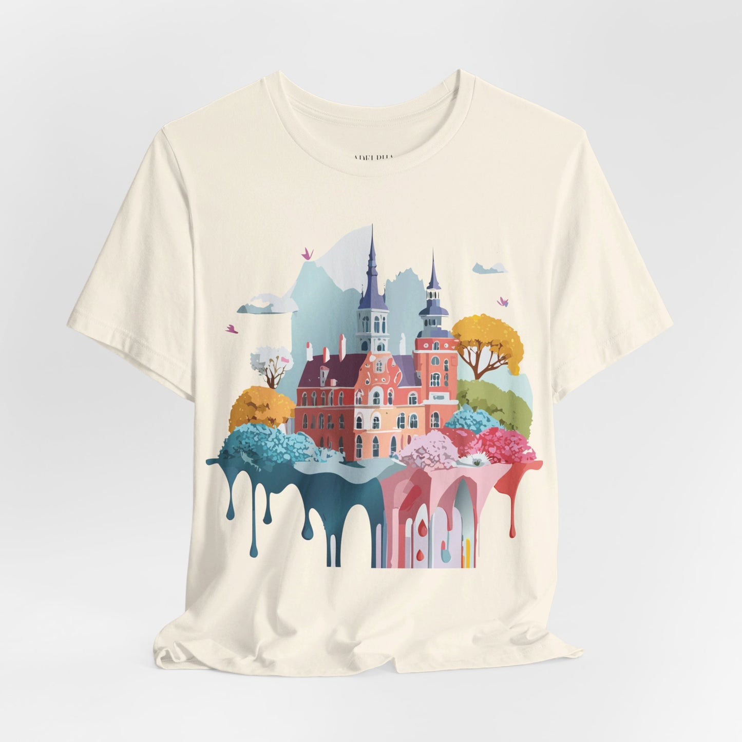 Natural Cotton Tee Shirt - Beautiful Places Collection - Warnemünde and Rostock - Germany