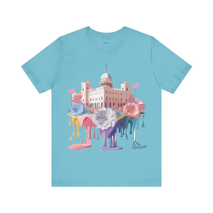 Natural Cotton Tee Shirt - Beautiful Places Collection - Madrid Printify