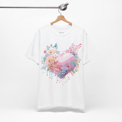 Natural Cotton Tee Shirt - Love story Collection Printify