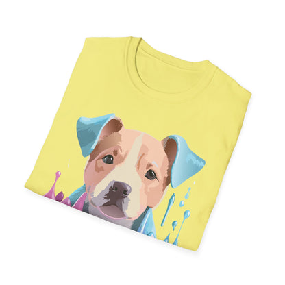Dog Shirt Unisex Animal Tee Softstyle Gildan 64000 Cotton Tee