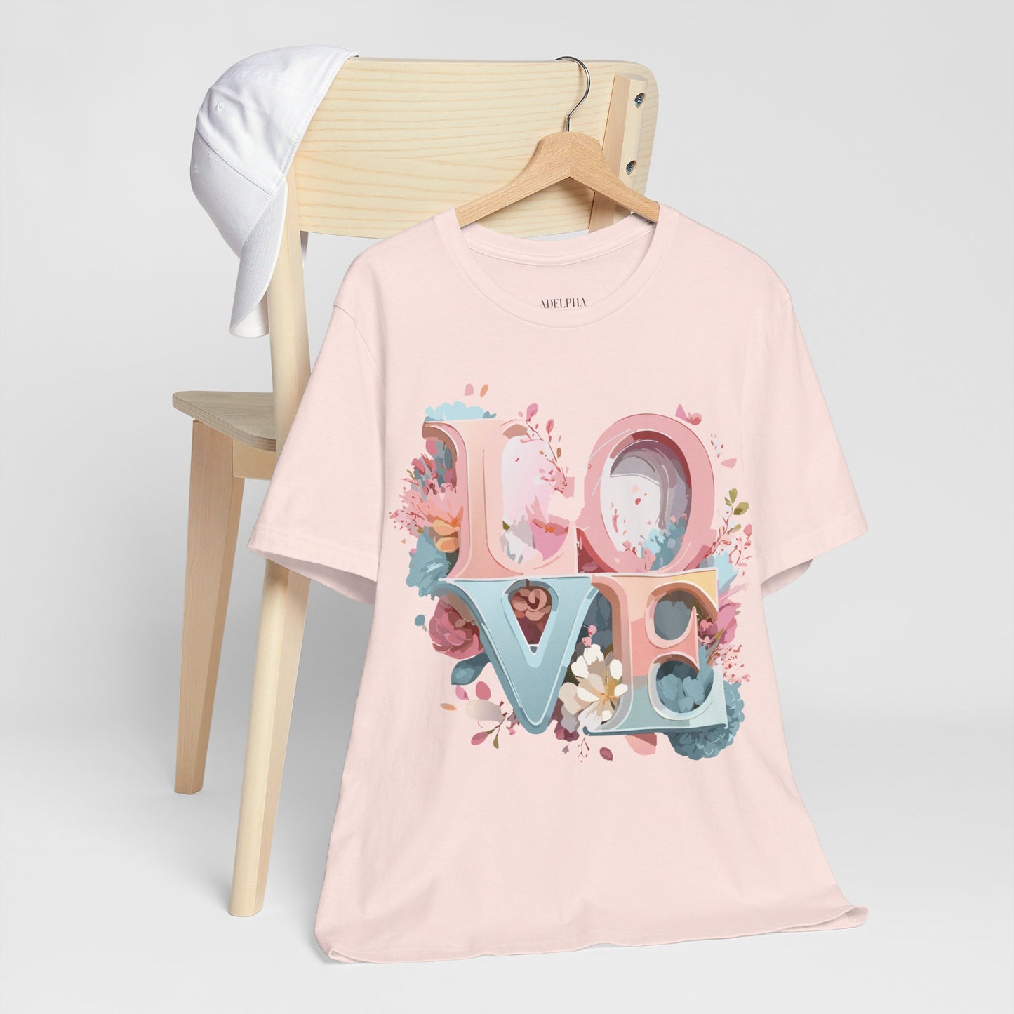 Natural Cotton Tee Shirt - Love story Collection