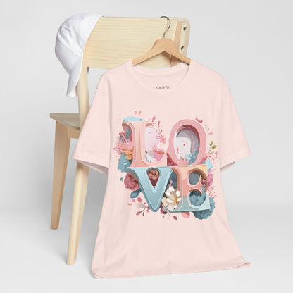 Natural Cotton Tee Shirt - Love story Collection Printify
