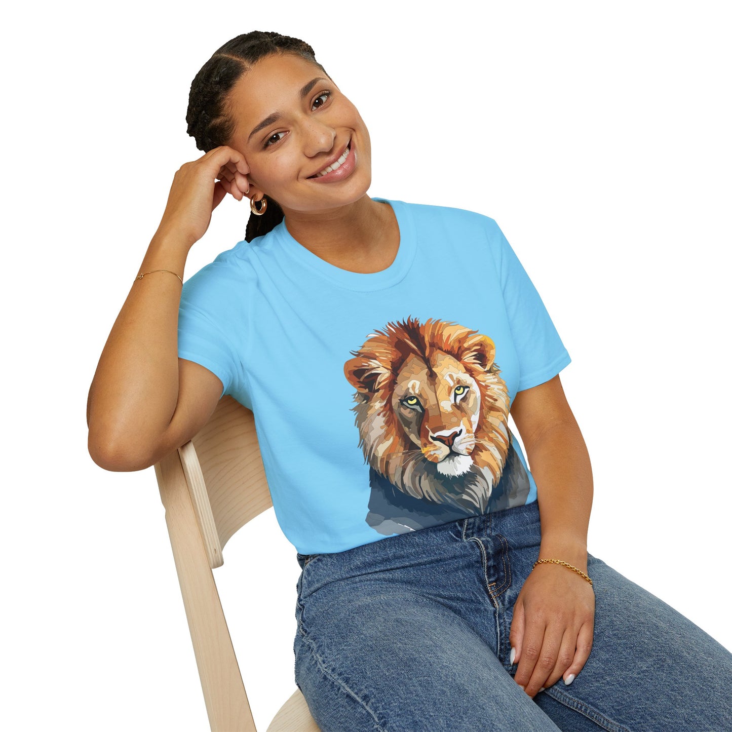 Lion Shirt, Shirt with Lion, Animal Tee, Shirt with Animals