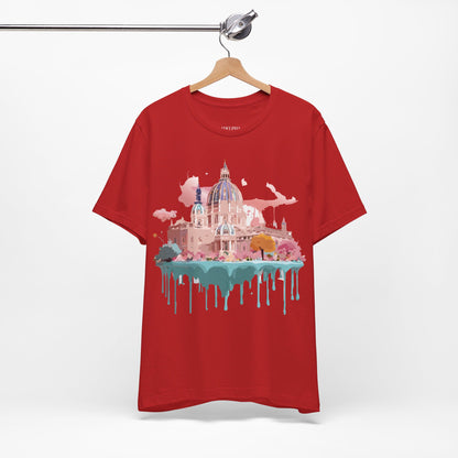 Natural Cotton Tee Shirt - Beautiful Places Collection - Vienna Printify