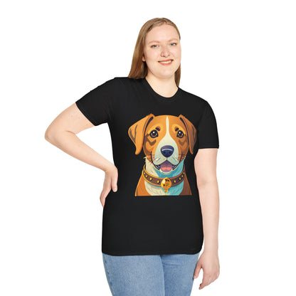 Dog Shirt Unisex Animal Tee Gildan Softstyle 64000 Cotton Tee
