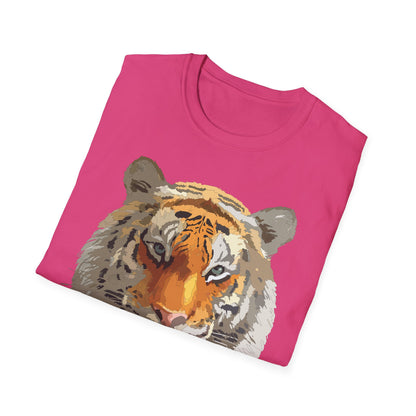 Unisex Tiger Shirt Animal Print Tee Gildan Softstyle Cotton Quality