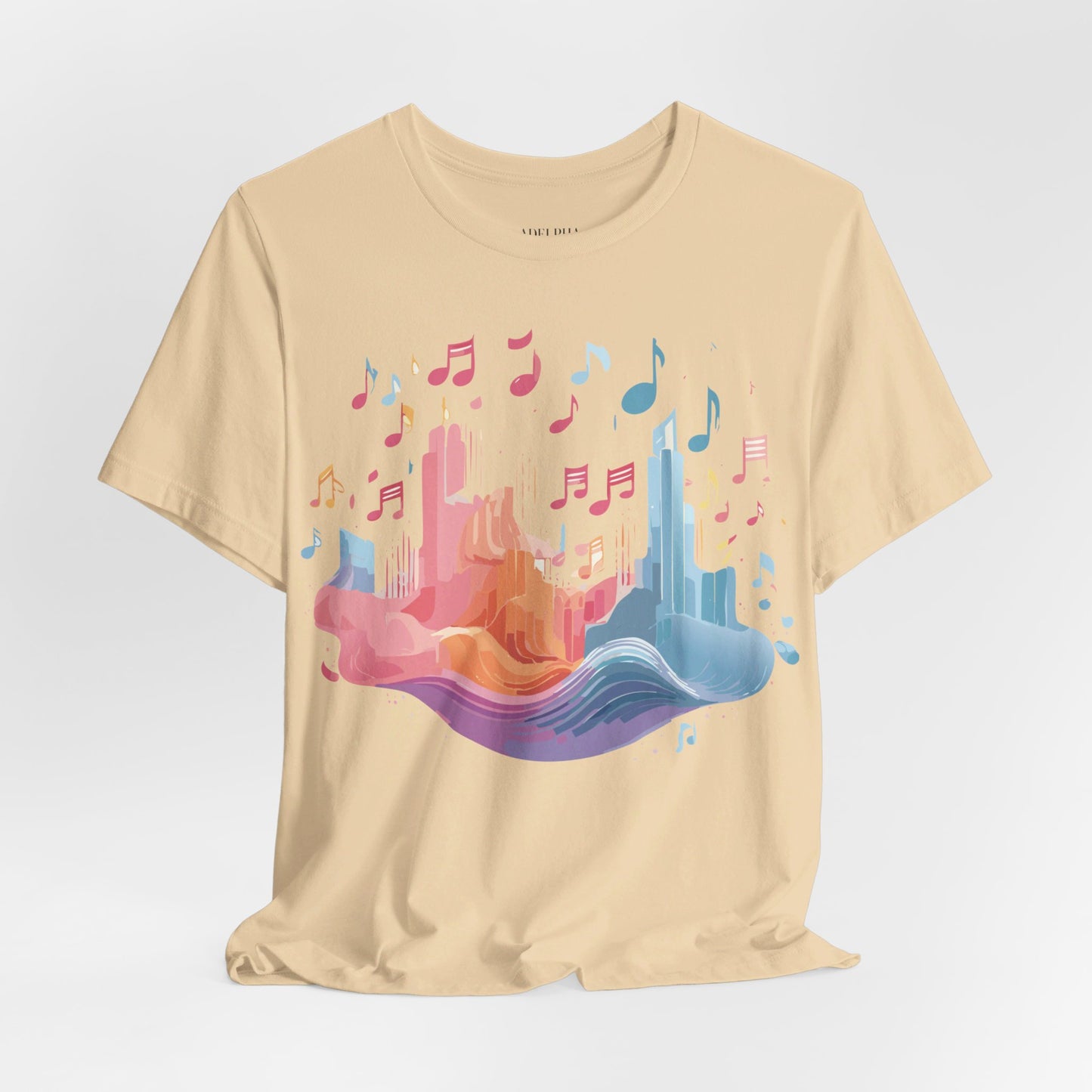 T-shirt en coton naturel - Collection Musique