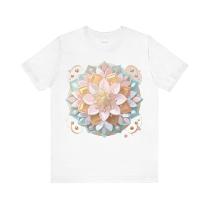 Natural Cotton Tee Shirt - Medallion Collection Printify