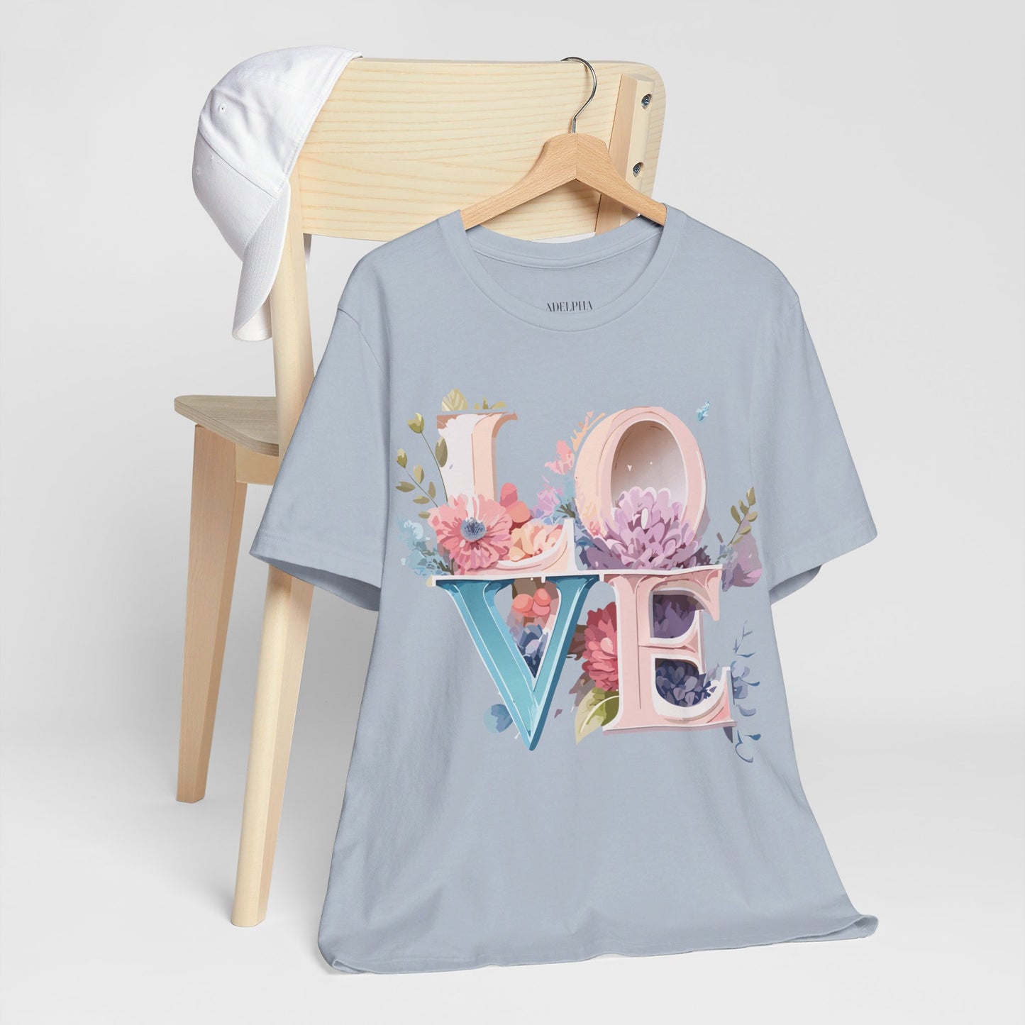 T-Shirt aus natürlicher Baumwolle – Love Story-Kollektion