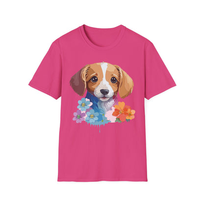 Unisex Dog Shirt Animal Graphic Tee Soft Cotton Gildan 64000