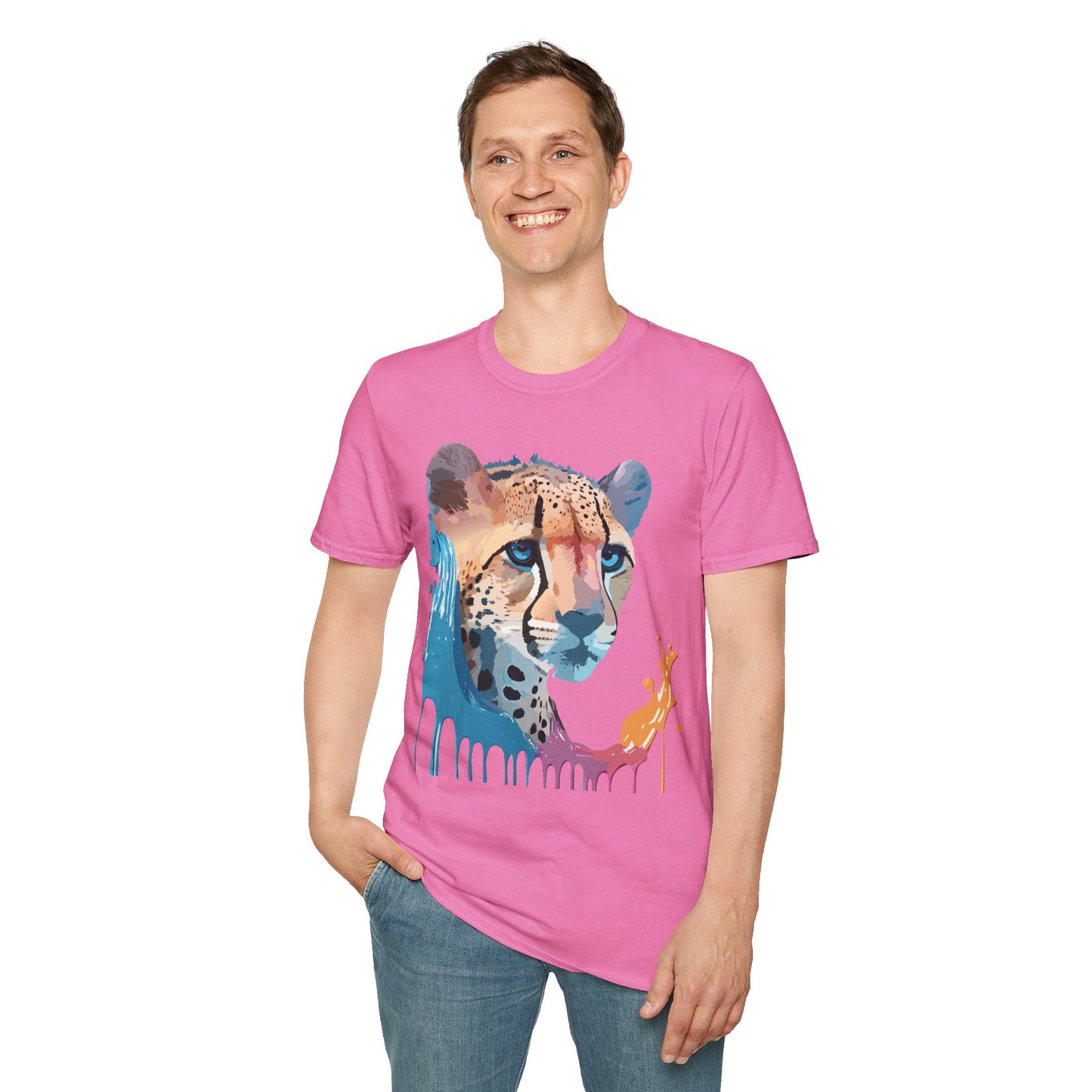 Cheetah Shirt, Shirt with Cheetah, Cheetah Tee, Shirt with Animals