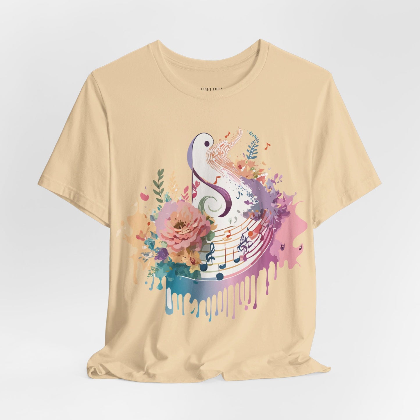 T-shirt en coton naturel - Collection Musique