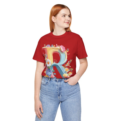 Letter Shirt, Letter R Shirt - ADELPHA