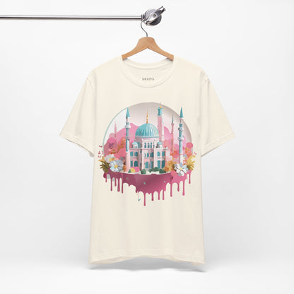 Natural Cotton Tee Shirt - Istanbul, Turkey Printify