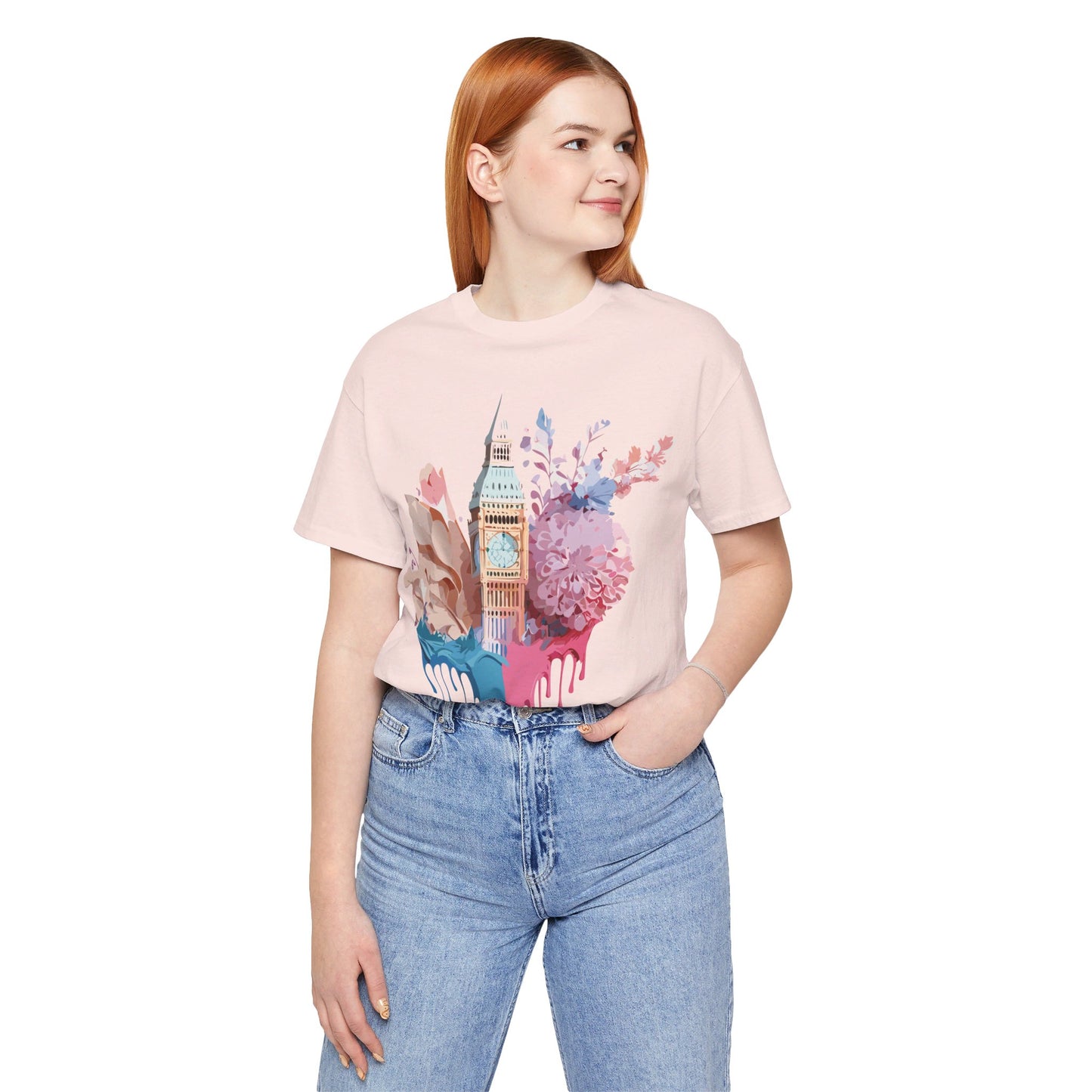 Natural Cotton Tee Shirt - Beautiful Places Collection - London