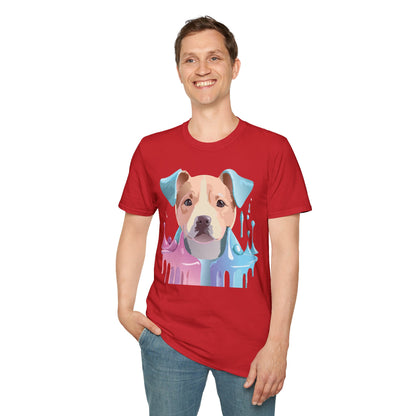 Dog Shirt Unisex Animal Tee Softstyle Gildan 64000 Cotton Tee