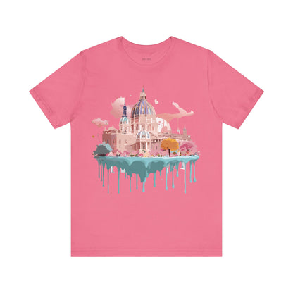 Natural Cotton Tee Shirt - Beautiful Places Collection - Vienna Printify