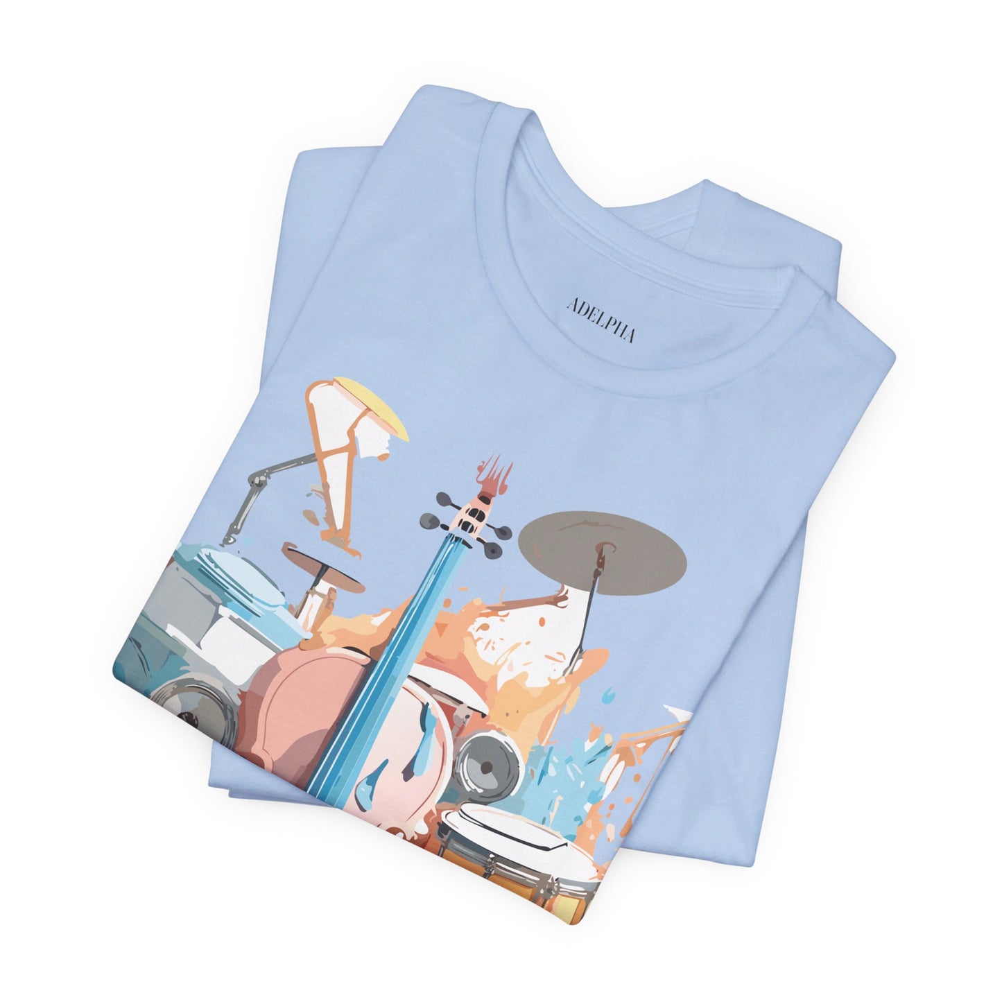 Natural Cotton Tee Shirt - Music collection