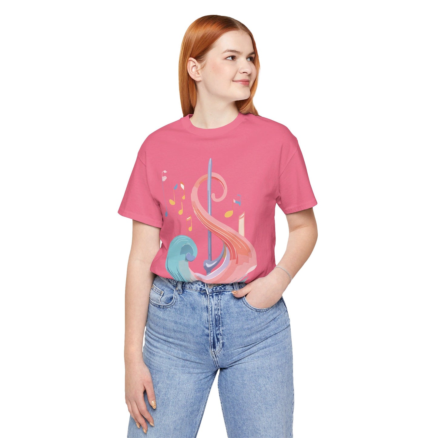 Natural Cotton Tee Shirt - Music collection