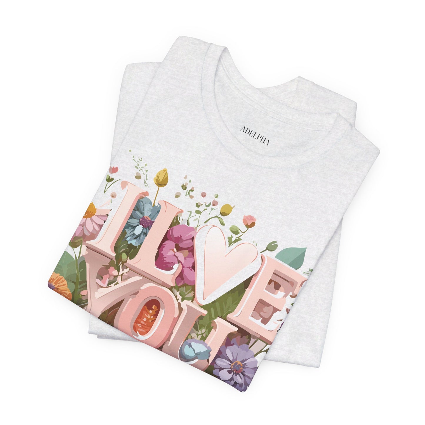 T-shirt en coton naturel - Collection Love story