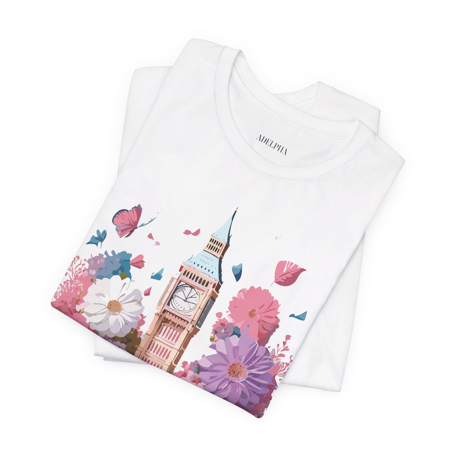 Natural Cotton Tee Shirt - Beautiful Places Collection - London