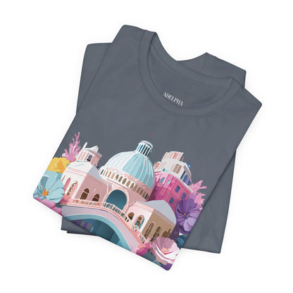 Natural Cotton Tee Shirt - Beautiful Places Collection - Venice Printify