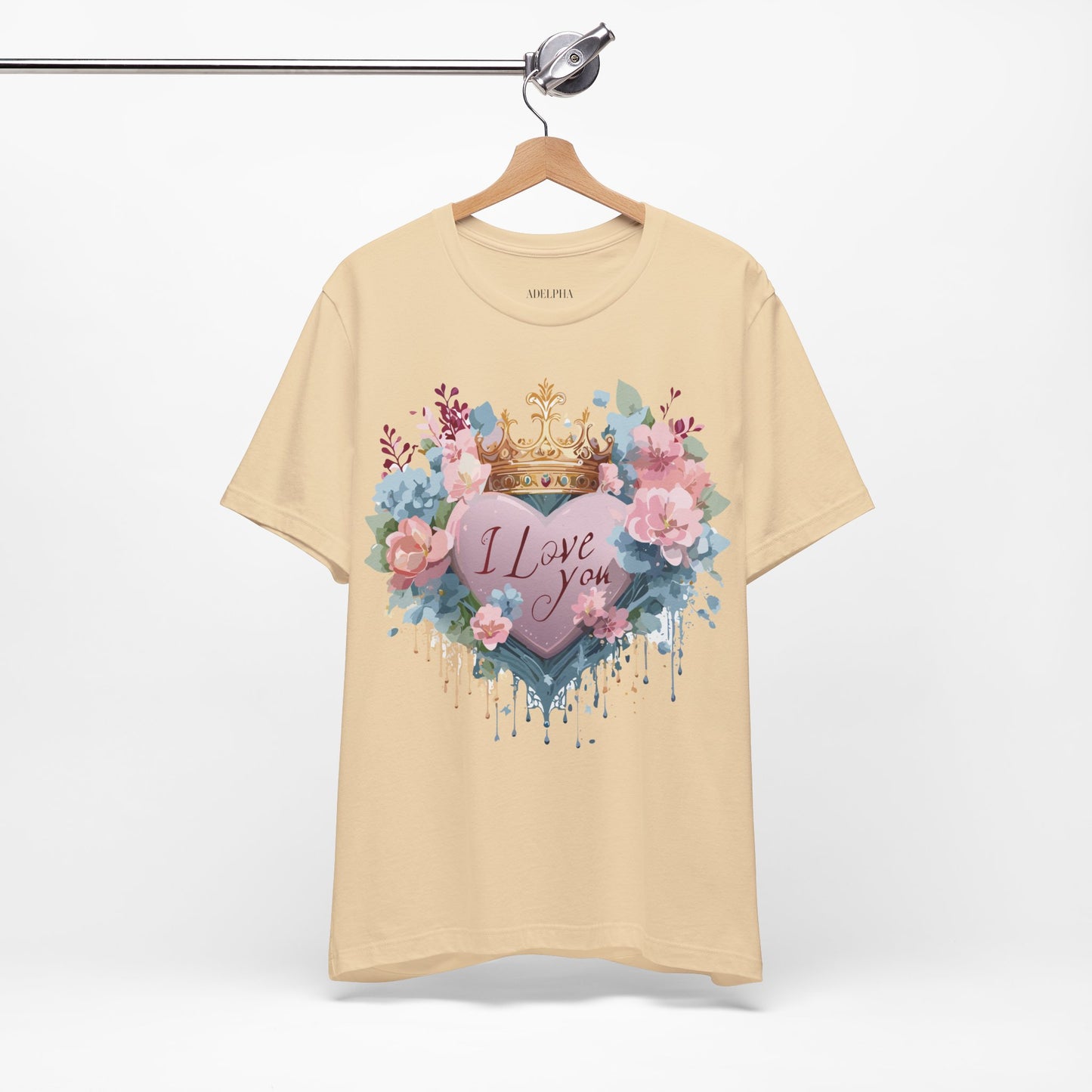 Natural Cotton Tee Shirt - Love story Collection