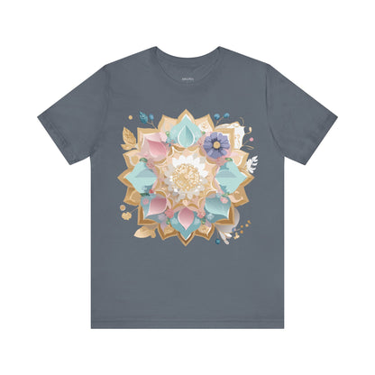Natural Cotton Tee Shirt - Medallion Collection Printify
